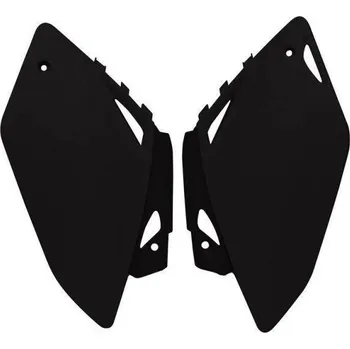 RACETECH boční tabulky zadní HONDA CRF 450R 07-08, barva černá (FICRFNR0007) (HO04616001)