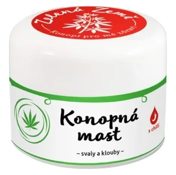 Rostlinný olej CBD mast s chilli – 12 ml