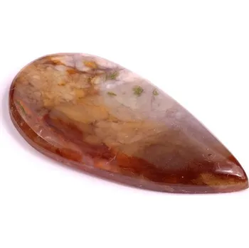 Korálek Kabošon Purple Chalsydony č.3006 (37x18x4mm)