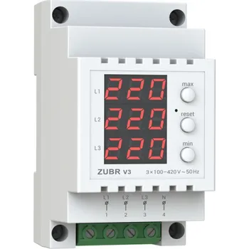 DS ELECTRONICS ZUBR V3 - digitální třífázový voltmetr 4820120221323