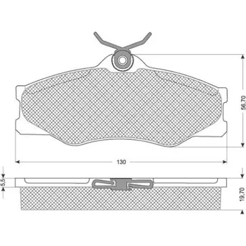 Brzdová destička Sada brzdových destiček STARLINE