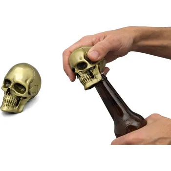 Otvírák otvírák na láhev SUCK UK - CRACK ONE OPEN SKULL