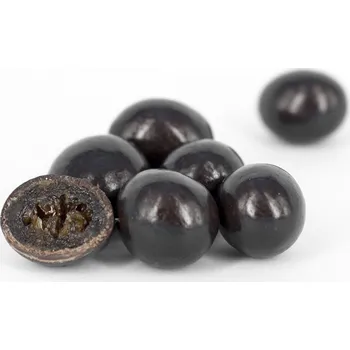 Sušená potravina POEX Angrešt kandovaný v hořké čokoládě, 100 g