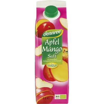 Limonáda Dennree Džus jablko a mango 1 l bio