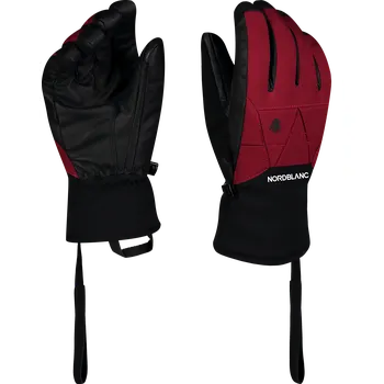 Lyžařské rukavice NORDBLANC BANDIT NBWG7861 VÍNOVÁ 4