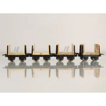 Modelová železnice plošinový vůz s čely bez brzdy 4ks Minitrains 3004