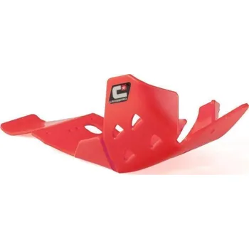CROSSPRO kryt motoru a zadního tlumiče (PRO-LINK) plastový DTC ENDURO GAS GAS EC/XC 250/300 18 barva červená