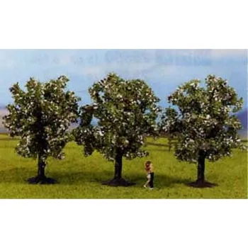 Modelová železnice strom ovocný růžový 3ks Noch 25112