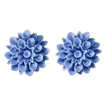 Šperk Náušnice - FLOWERSKI LIGHT DENIM LIGHT DENIM