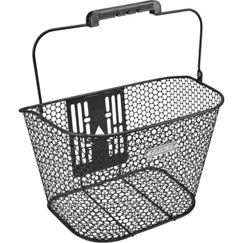 Košík na láhev Přední koš ELECTRA Honeycomb s uchem - Black