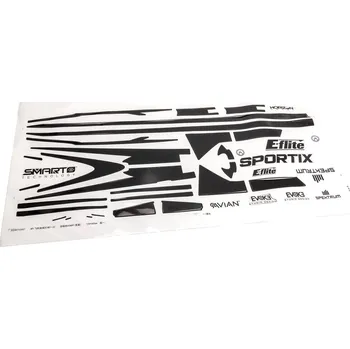 RC model E-flite samolepky: Sportix 1.1m