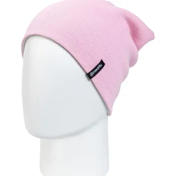 Čepice Oboustranný kulich Meatfly Logan růžová/šedá One Size