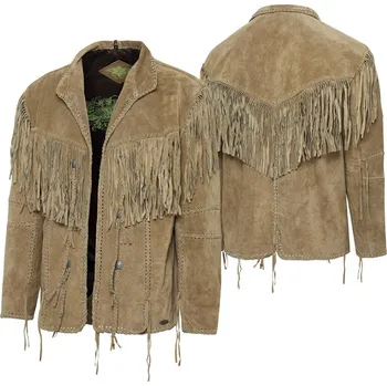 Pánský kabát Stars & Stripes Bunda kožená Hombre Stars & Stripes, pánská, sand XXL