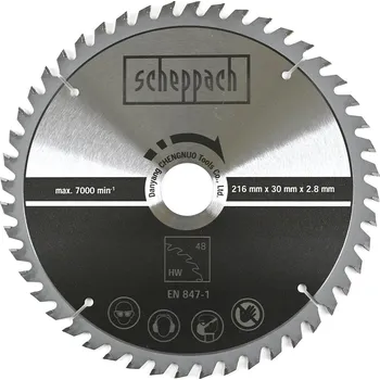 Pilový kotouč Kotouč pilový dřevo Scheppach - 315/30mm 24z 3901302701