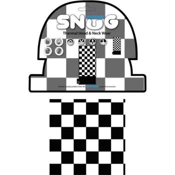 Oxford Snug Chess, multifunkční šátek s fleecem, šachovnice