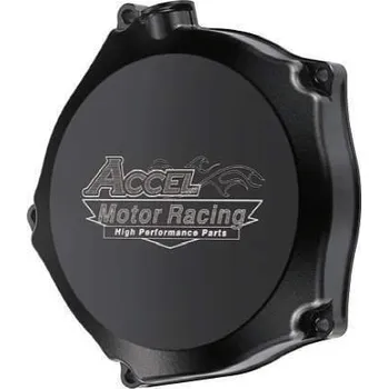 Spojková sada ACCEL hliníkový kryt spojky (s těsněním) KAWASAKI KX 250F 09-17 barva černá
