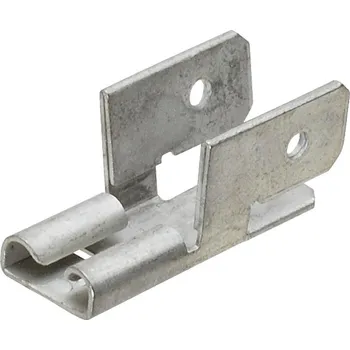 Konektor dutinka 6,3mm s 3x odbockou