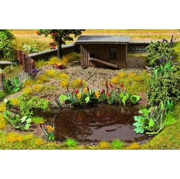 Modelová železnice vodní a břehové rostliny Noch 14052