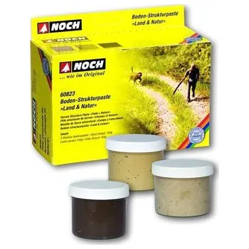 Modelová železnice pasta podkladní strukturovaná 3x100g "Příroda" Noch 60823