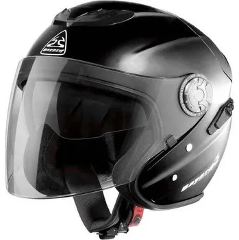 Helma na motorku Bayard XP-100 černá otevřená přilba na motorku s slunčení clonou s plexi XL