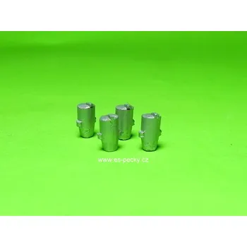 Modelová železnice popelnice kovová 4ks BDDP 49234