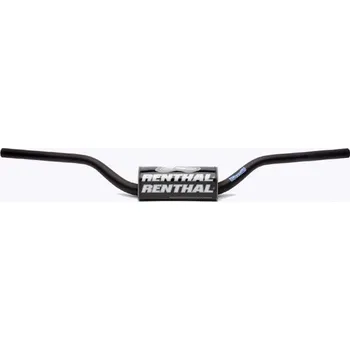 RENTHAL řídítka 1,1/8 CALA 28,6mm MX FATBAR HANDLEBAR BLACK KTM LOW PADDED PADDED, barva černá s protektorem
