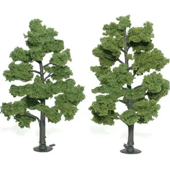 Modelová železnice listnaté stromy velké světle zelené 2 ks Woodland Scenics TR1515