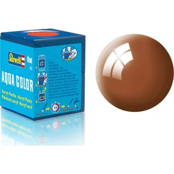 Modelářská barva barva Revell akrylová - 36180: lesklá blátivě hnědá (mud brown gloss) Revell 36180
