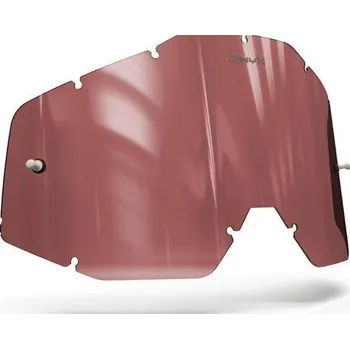 Motocyklové brýle náhradní plexi pro brýle 100% pro brýle 100% Racecraft/Accuri/Strata, ONYX LENSES červené s polarizací