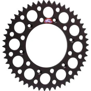 Řetězová sada pro motocykl RENTHAL Zadní kolečko (rozeta) ULTRALIGHT 808 51 hliníková, barva černá SUZUKI DR/RM/RM-Z (JTR808.51) (80851)