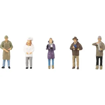 prodejci na vánočních trzích Faller 151649