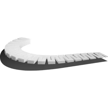 Modelová železnice pěnové kolejové podloží stoupání 2% Woodland Scenics ST1412