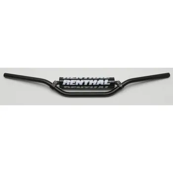 RENTHAL řídítka 7/8 CALA 22mm MX HANDLEBAR BLACK RC PADDED, barva černá s hrazdou HONDA CRF250R rok 04-23