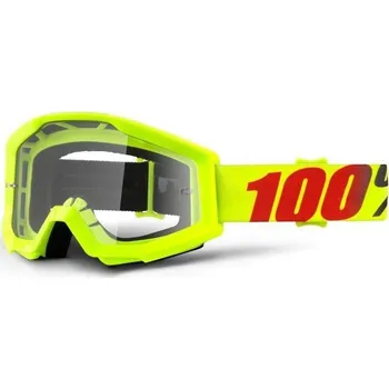 Auto-moto MX brýle 100% Strata Mercury čiré plexi s čepy pro slídy