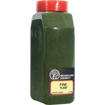 Modelová železnice posyp jemný středně zelený Woodland Scenics T1345