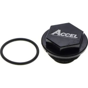 Brzdový komplet ACCEL víčko zásobníku brzdové kapaliny zadní KTM BREMBO 04-13 barva černá