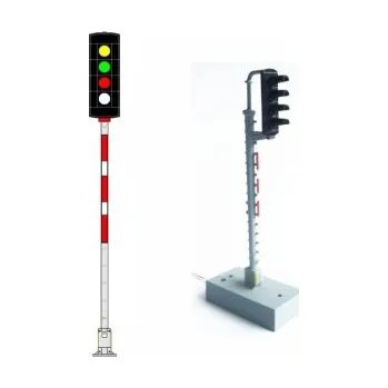 Modelová železnice návěstidlo AŽD odjezdové ( Z,Č,Ž ) Němeček t460