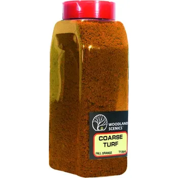 Modelová železnice posyp hrubý oranžový Woodland Scenics T1354