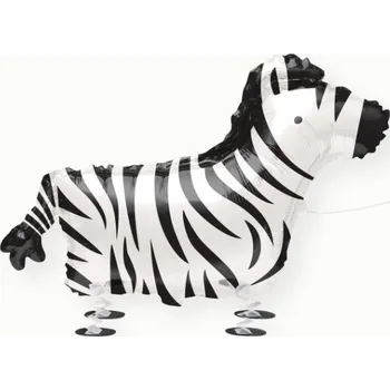 Party dekorace Zebra chodící balónek 76 cm 75875