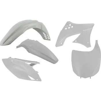 RACETECH kompletní plasty KAWASAKI KXF 450 09-11, barva bílá (tabulka) (KA216E047) KAWASAKI KX450F rok 09-11