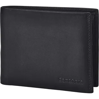 Peněženka Samsonite kožená pánská peněženka Attack 2 SLG 015 černá 123999-1041 black