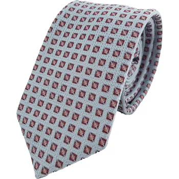 Kravata HEDVA ČESKÝ BROKÁT Kravata ČH 7 cm kosočtverec šedá/vínová