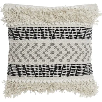 Polštář Polštářek DKD Home Decor Černá Béžová 45 x 10 x 45 cm Boho