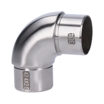 Spojka oblouková na trubku ø 42,4 mm, broušená AISI 304