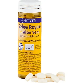 Fitness strava Hoyer Pastilky mateří kašička a aloe vera 60 tbl bio