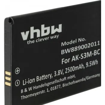 Baterie pro mobilní telefon VHBW Baterie pro Emporia SuperEasy, AK-S3M, 2500 mAh