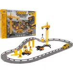 Mamido Autodráha staveniště s autíčky a jeřábem