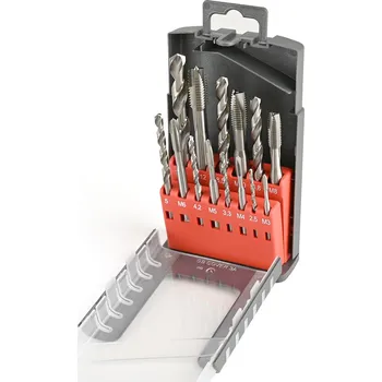 Závitořezný nástroj Sada strojních závitníků D-3 M3-M12 HSSE Bučovice