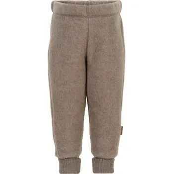 Dětské kalhoty merino fleece Melange Denver hnědé Mikk-Line Velikost: 56