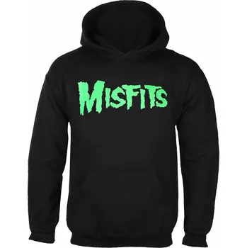 Pánská mikina mikina s kapucí pánské Misfits - GLOW JUREK SKULL - PLASTIC HEAD - PH8266HSW - XL
